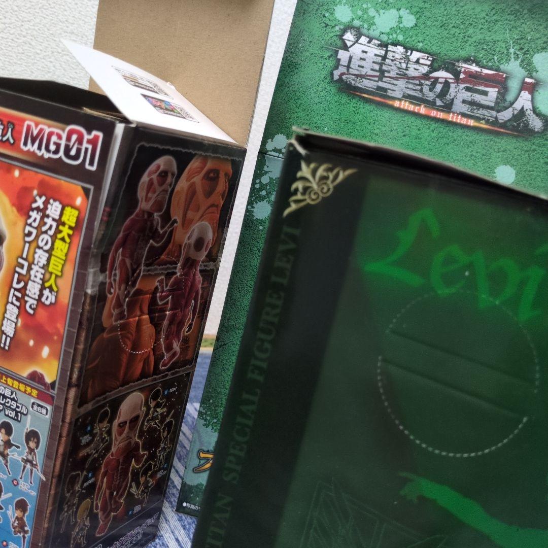 進撃の巨人 フィギュア エレン リヴァイ プライズフィギュア