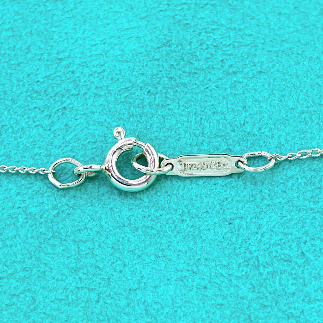 美品✨ティファニー ツイスト ノット コンビ ネックレス シルバー925 k18 画像8