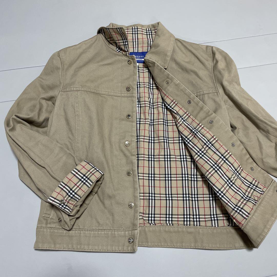 BURBERRY BLUE LABEL ノバチェック トラックジャケット - メルカリ