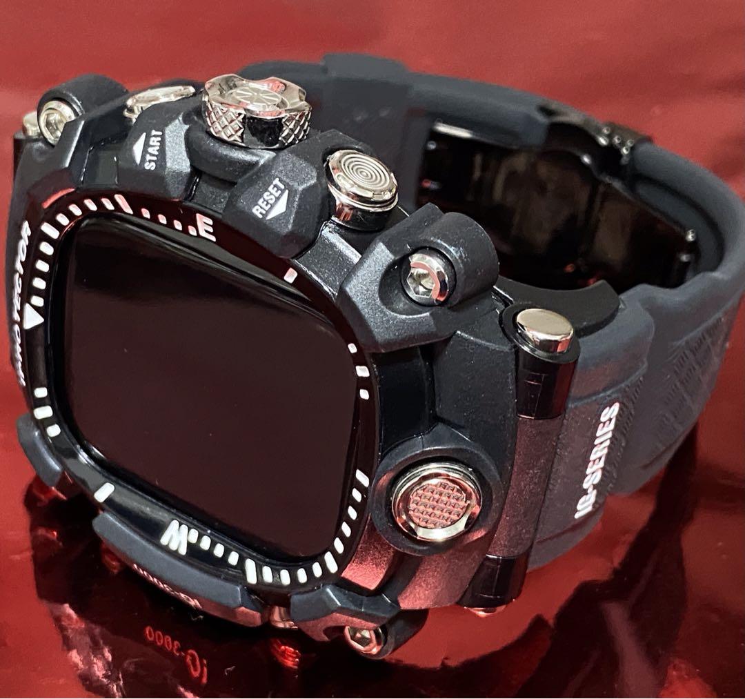 U00-@Apple Watchカバーケースアップルウォッチラバーベルトバンド
