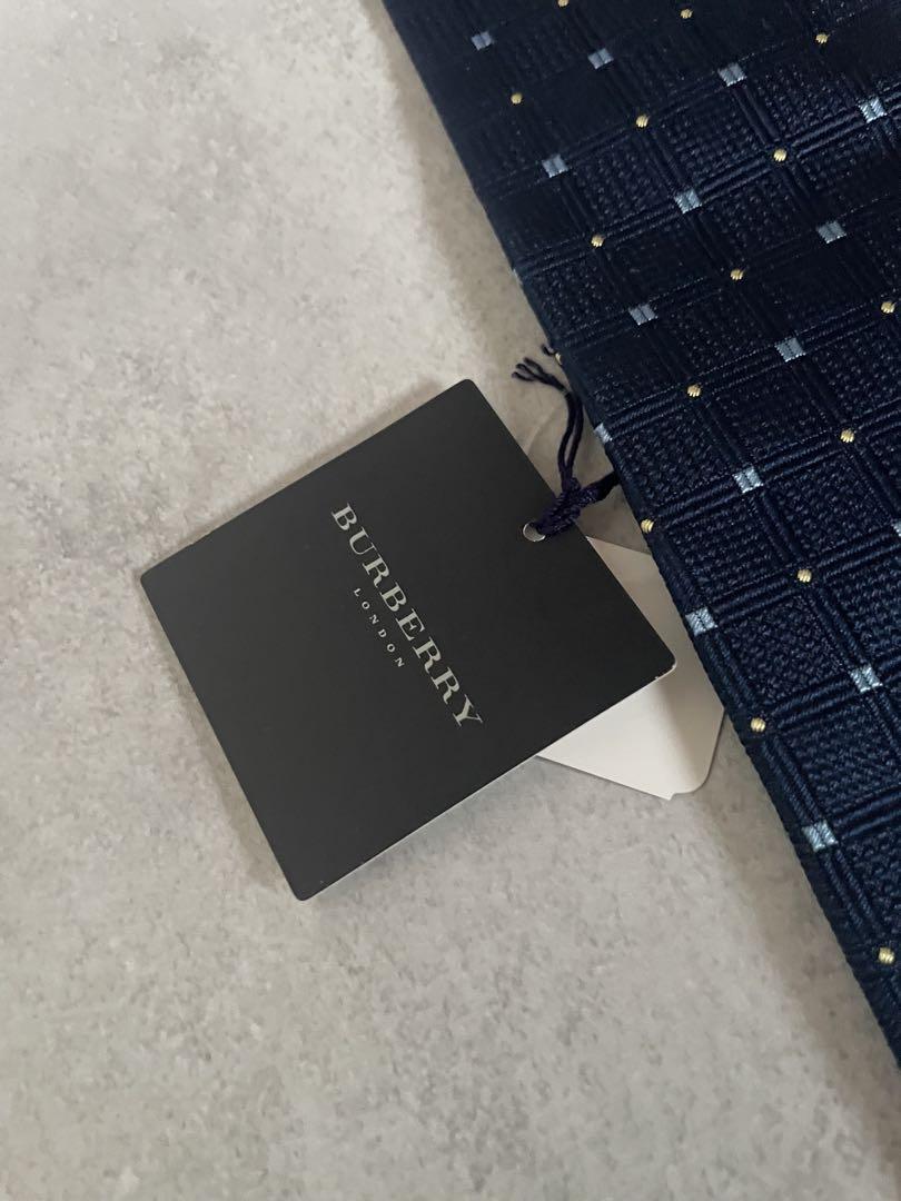 新品 BURBERRY LONDON ネクタイ 紺