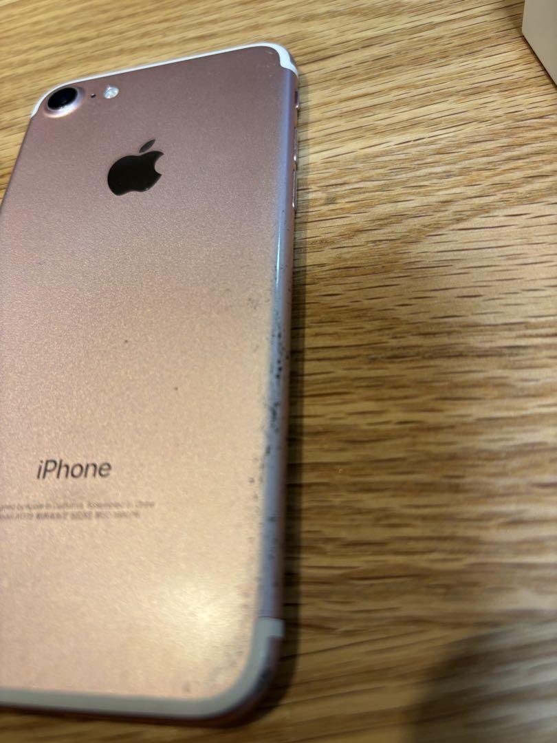 iPhone7 32GB ローズゴールド 新品バッテリー 新品パネル Apple - バッテリー新品 iPhone7 32GB ローズゴールド SIMフリー
