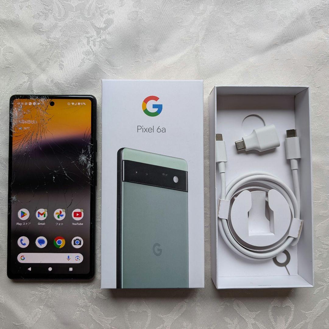 Google Pixel 6a 画面割れあり