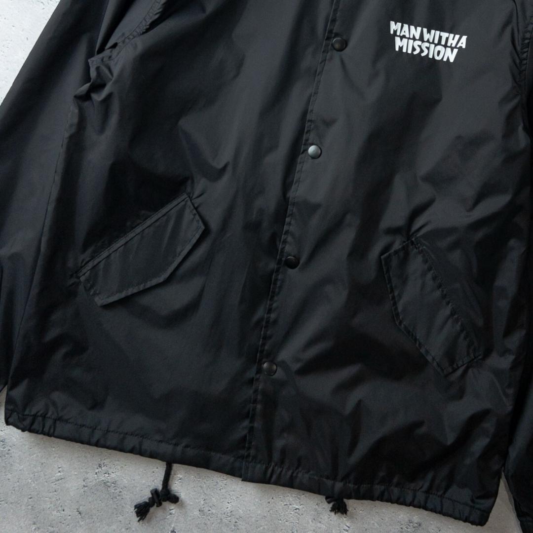マンウィズアミッション コーチ ジャケット メンズ 3 (L) 黒 ブルゾン マンウィズアミッション コーチ ジャケット メンズ 3 (L) 黒 ブルゾン