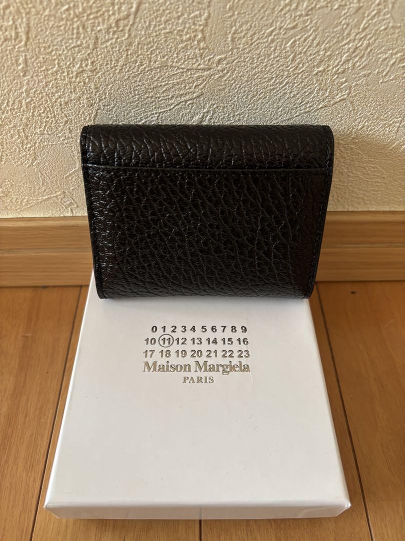 Maison Margiela ブラック三つ折り財布 メゾンマルジェラ