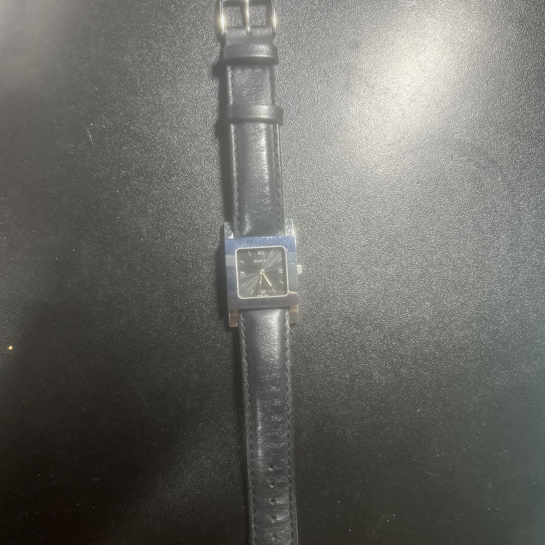 GUCCI ブラック ステンレススチール 時計 7900 L