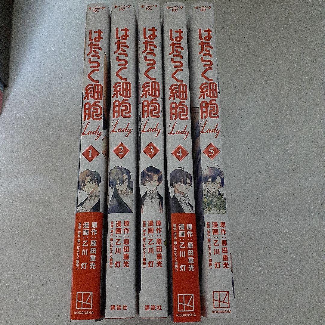 はたらく細胞Lady 1～5巻全巻セット