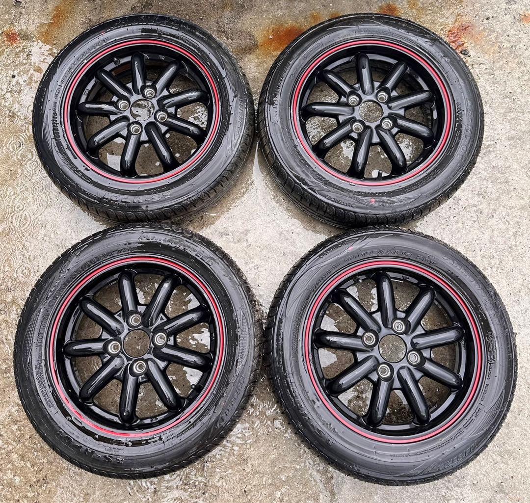 ブラックレーシングもどき 14インチ