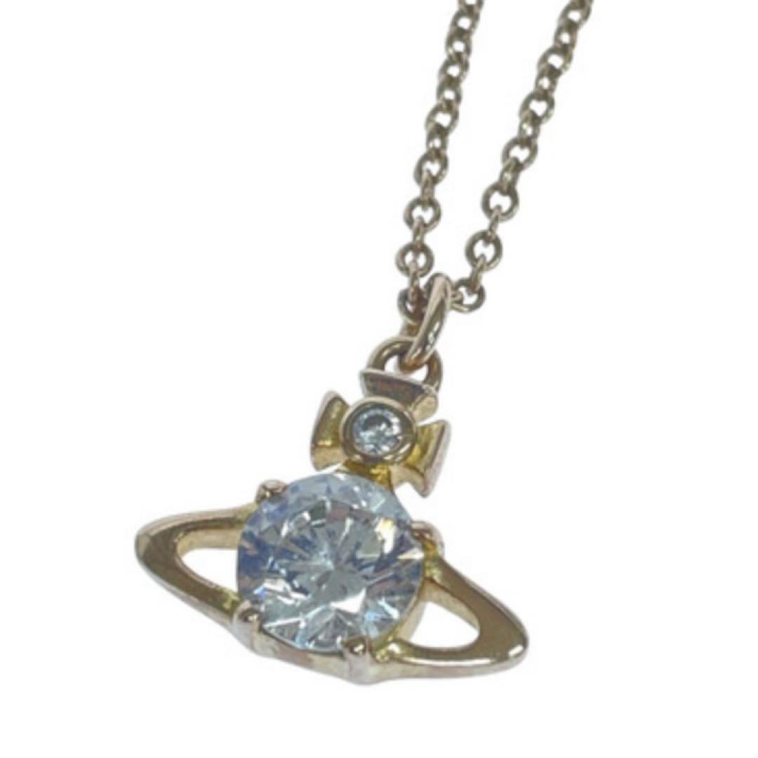 ほぼ未使用　Vivienne Westwood REINAオーブロゴネックレス ほぼ未使用Vivienne Westwood REINAオーブロゴネックレス