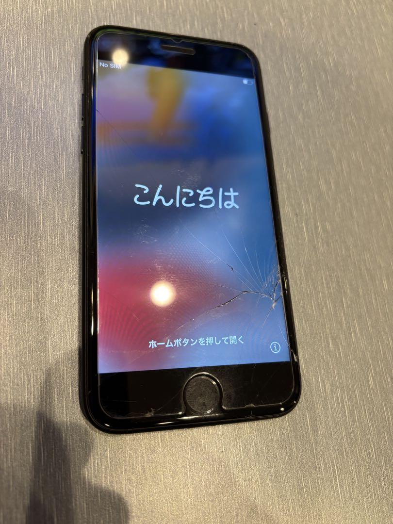 最終値下げ ジャンク品]Apple iPhone 7 32GB ブラック ひび割れあり - 携帯 スマートフォン本体