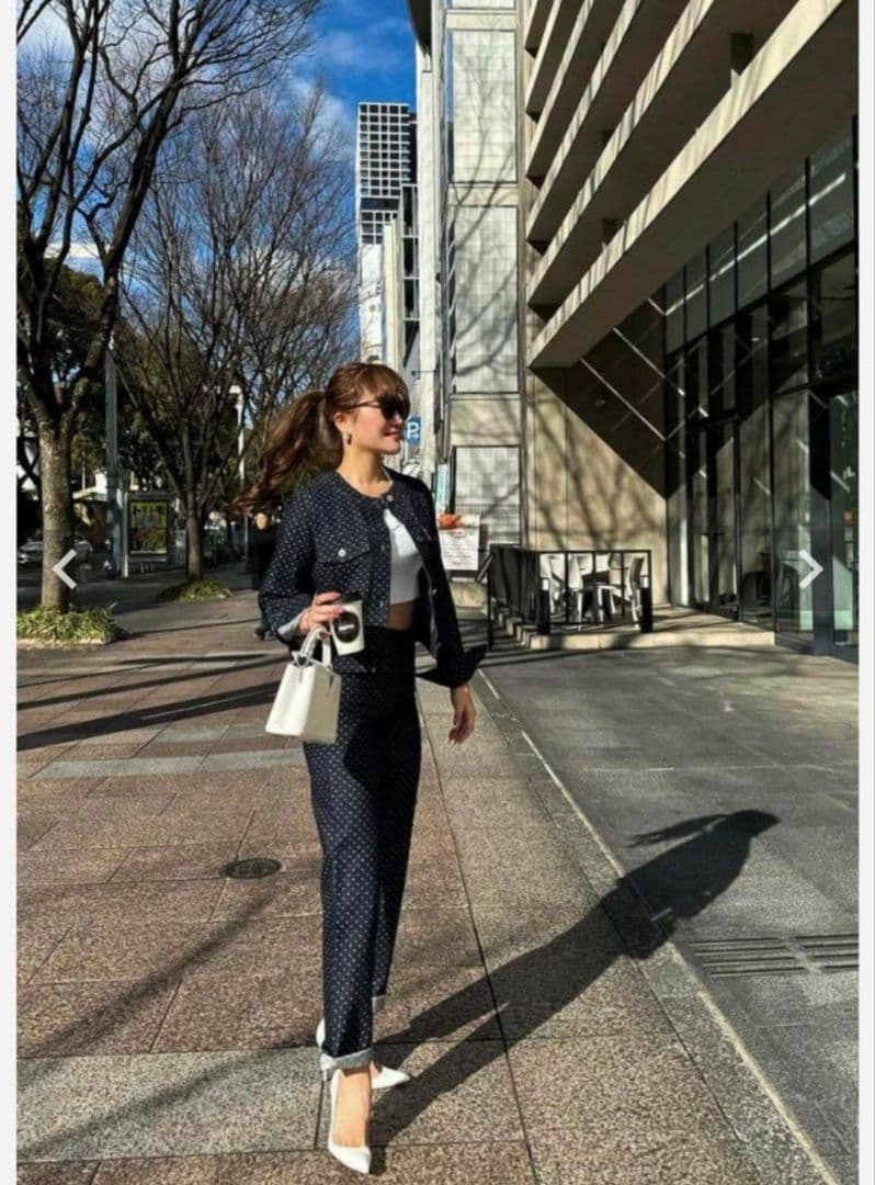 Sheller DOT ジャガード デニム ジャケット - メルカリ Sheller DOT ジャガード デニム ジャケット - メルカリ