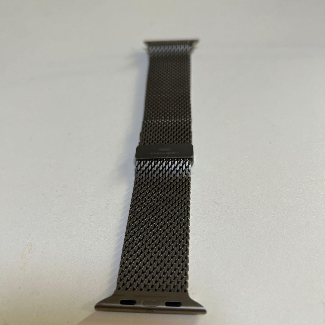 アップルウォッチウルトラミラネーゼ49mmナチュラルチタニュウム LサイズApple