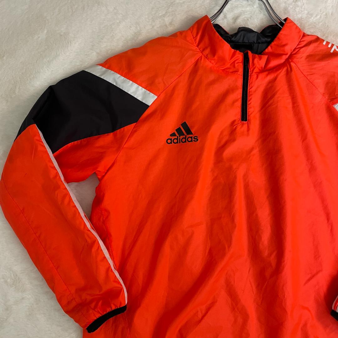 【良配色 ピステ】adidas　ジャージ　11pro オレンジ ジュニア160