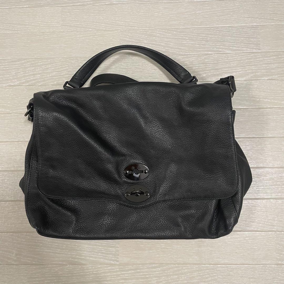 Zanellato Postina 2way ショルダーバッグ ブラック