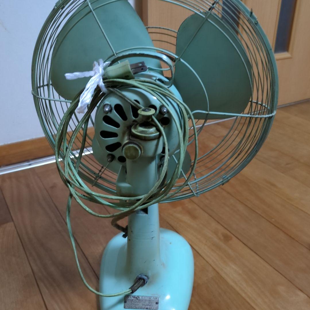 古い扇風機 ナショナル製 昭和レトロ 当時物【動きますが難扱い