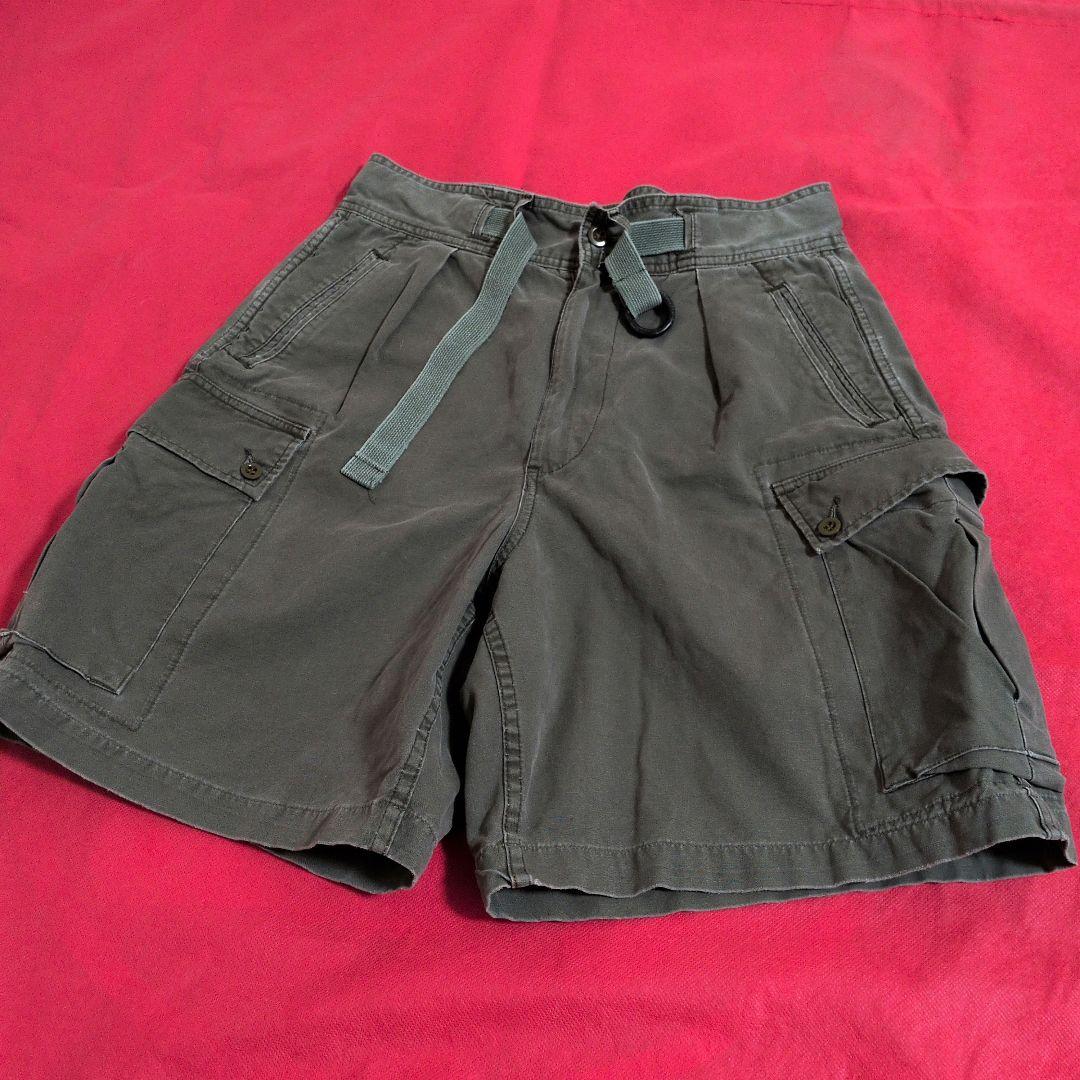 お気にいる USA製✦三星】RRL／ダブルアールエル カーゴショーツ／ハーフ パンツ