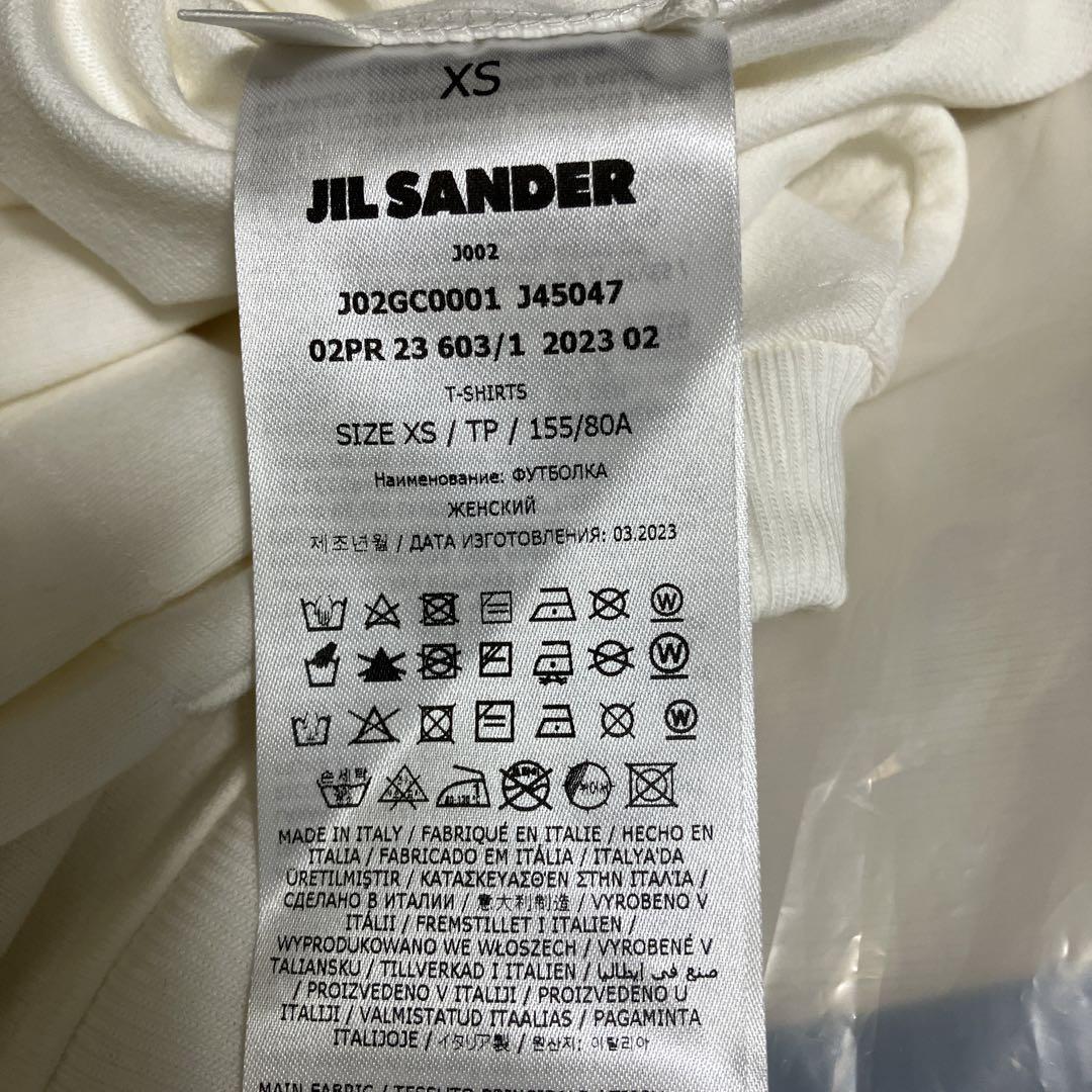 ★新品未使用★JIL SANDER ロゴ コットン Tシャツ