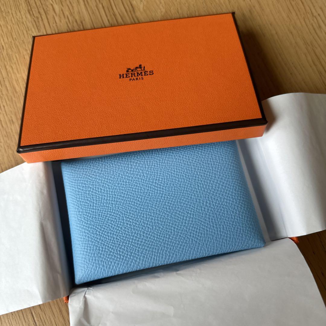定価以下！】HERMESカルヴィ コインケース カードケース