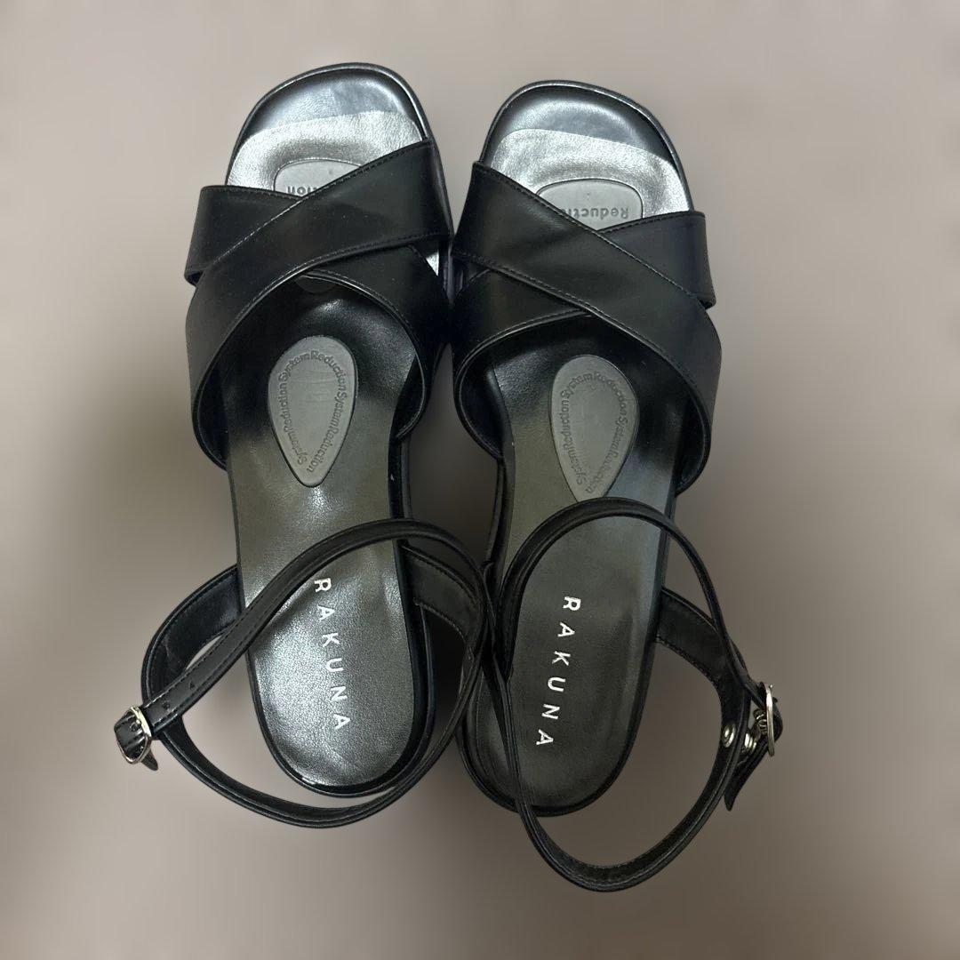 ラクナ ブラック23.5cm