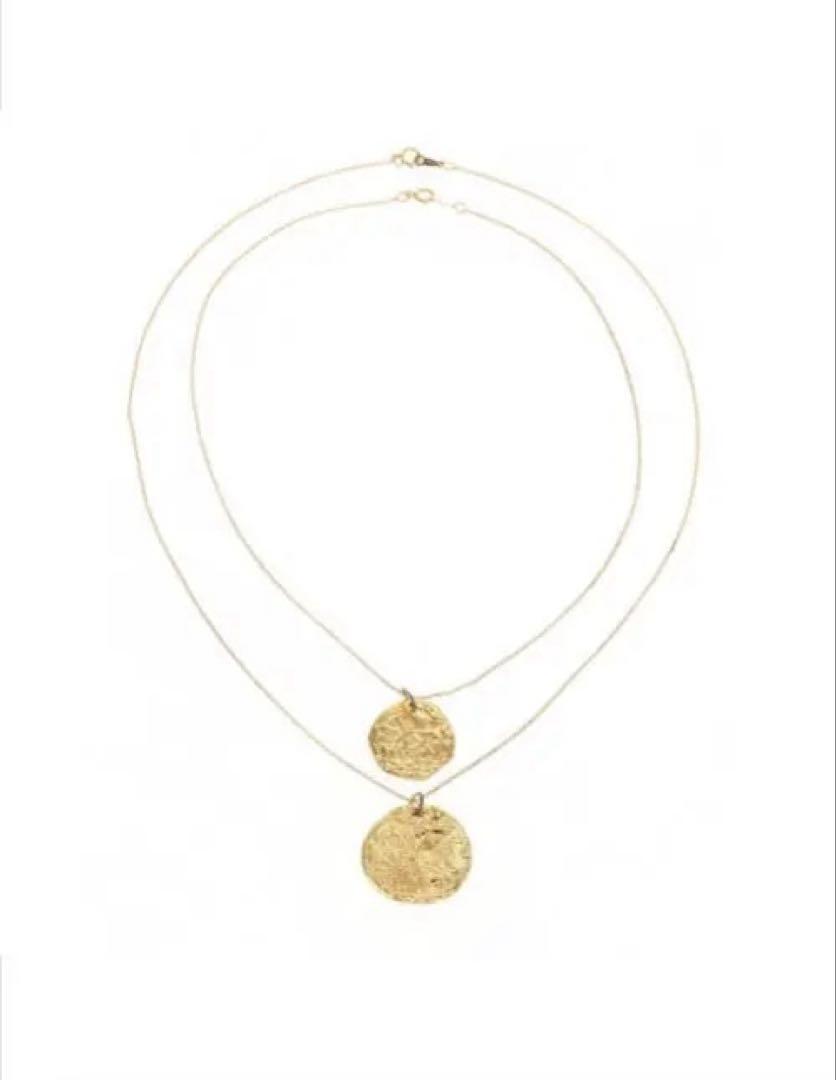 注目ショップ・ブランドのギフト NET-A-PORTER Alighieri ゴールド ダブルレイヤーネックレス アクセサリー