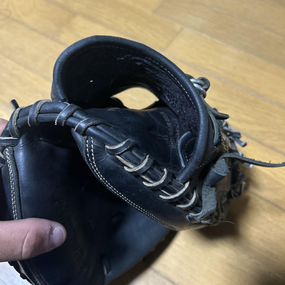 ZETT グローブ 黒　軟式