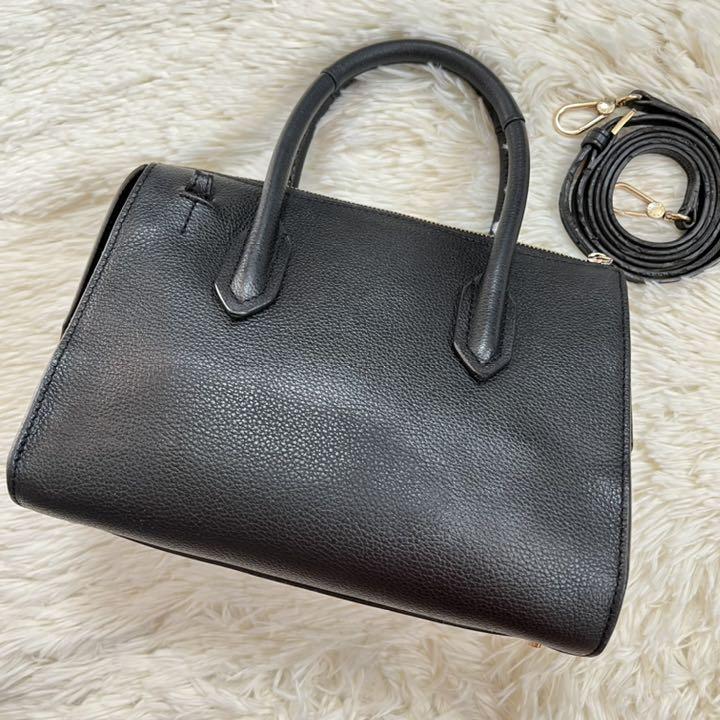 大特価 フルラ ピン 2way ショルダーバッグ 黒 レザー ygBt5-m97219648818 最安値新作