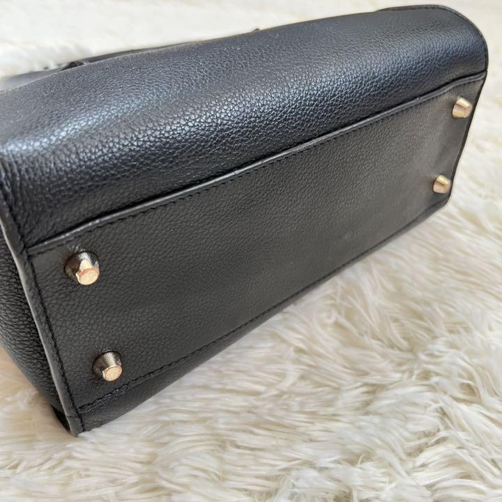 大特価 フルラ ピン 2way ショルダーバッグ 黒 レザー ygBt5-m97219648818 最安値新作