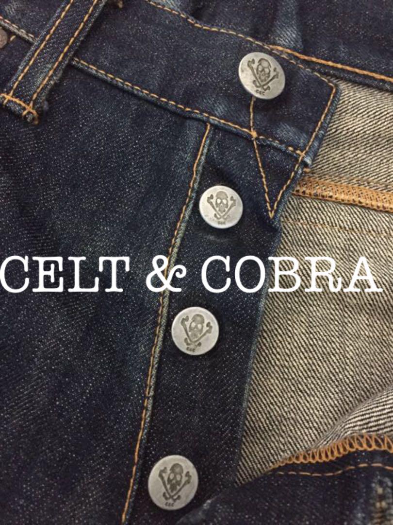 ケルト\u0026コブラ celt\u0026cobra ジーンズ 黒 w34 ロック 希少