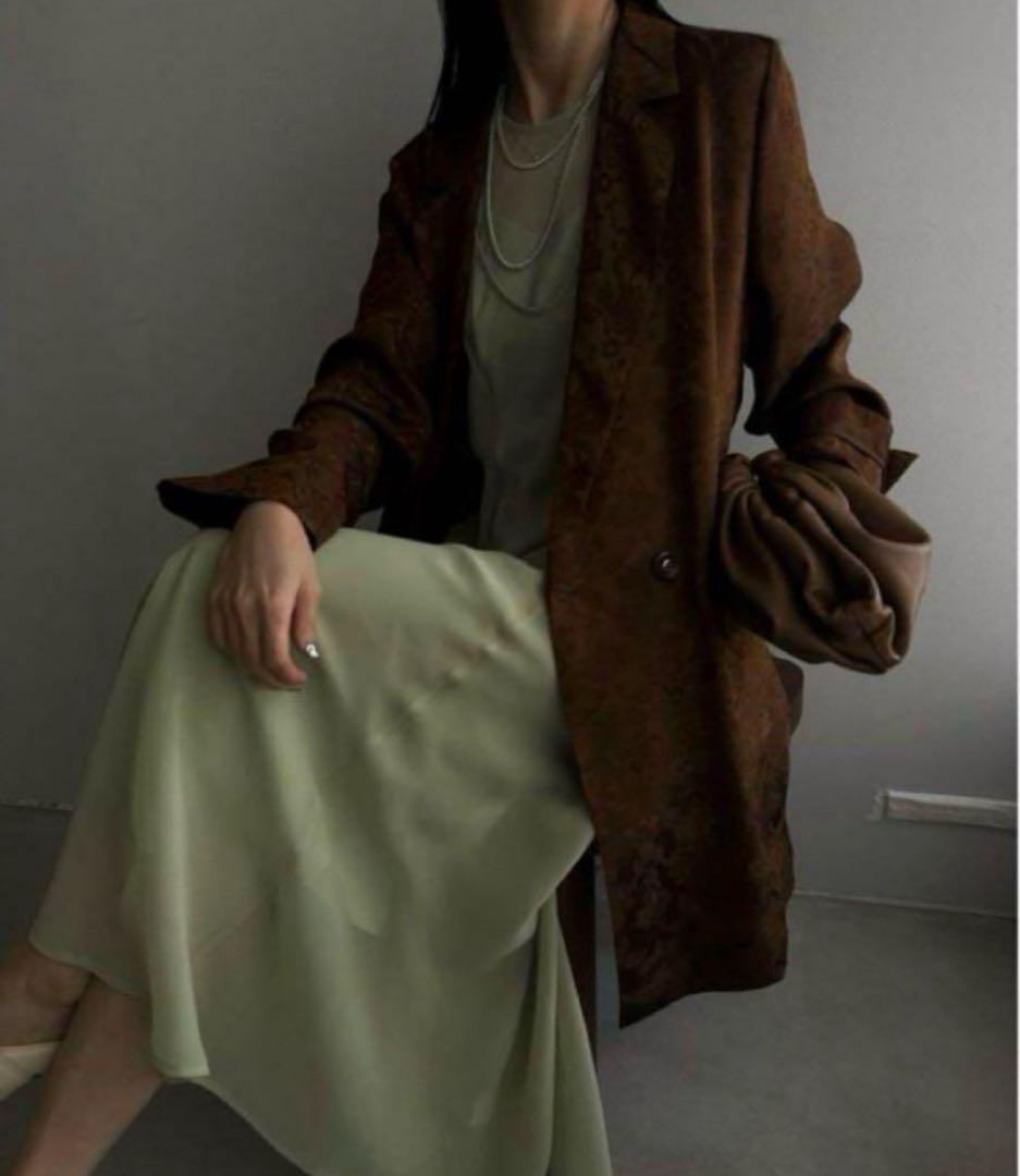 2025AW ジャスグリッティー JUSGLITTYライトオータムジャケット 茶