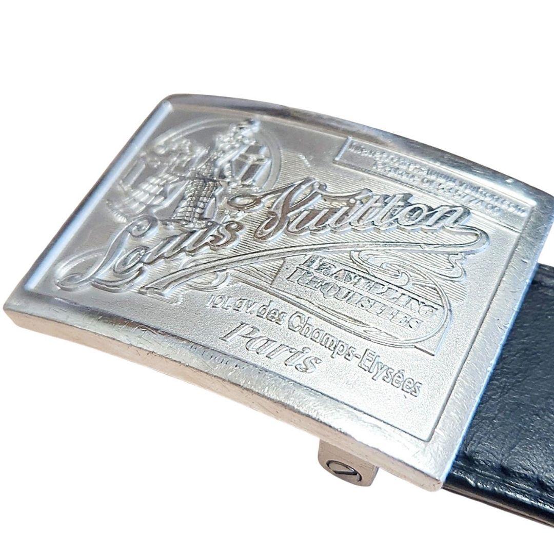 【良品】ルイヴィトン メンズベルト《サンチュール・ジーンズ》W80～90cm