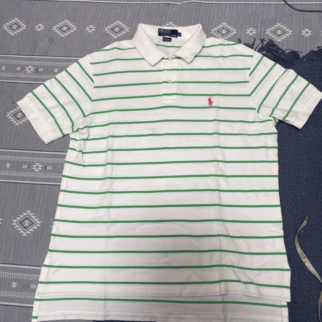 (お値下げ可能‼️)POLO RALPH LAUREN XL ストライプポロシャツ Polo by Ralph Lauren XL ポロシャツ - メルカリ