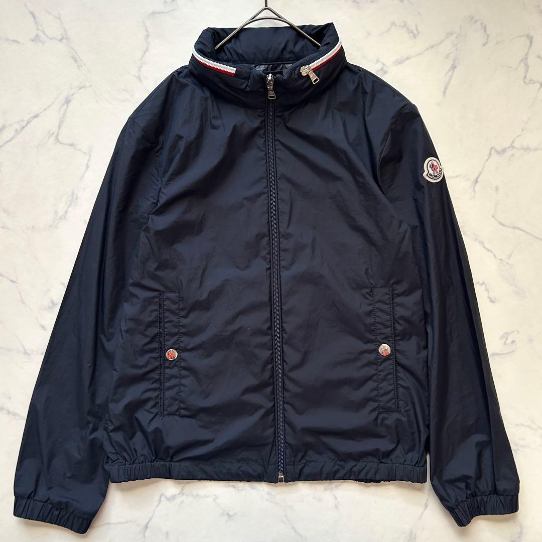 モンクレール モデル ナイロンジャケット ワッペン フードトリコロールXS SS MONCLER