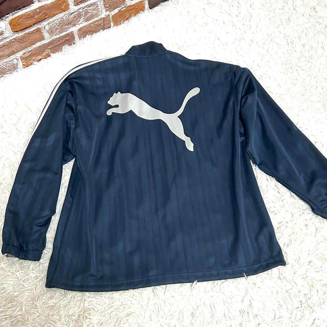 【絶版】pumaジャージ　上下セット　大きいロゴ　刺繍　セットアップ　美品　SM