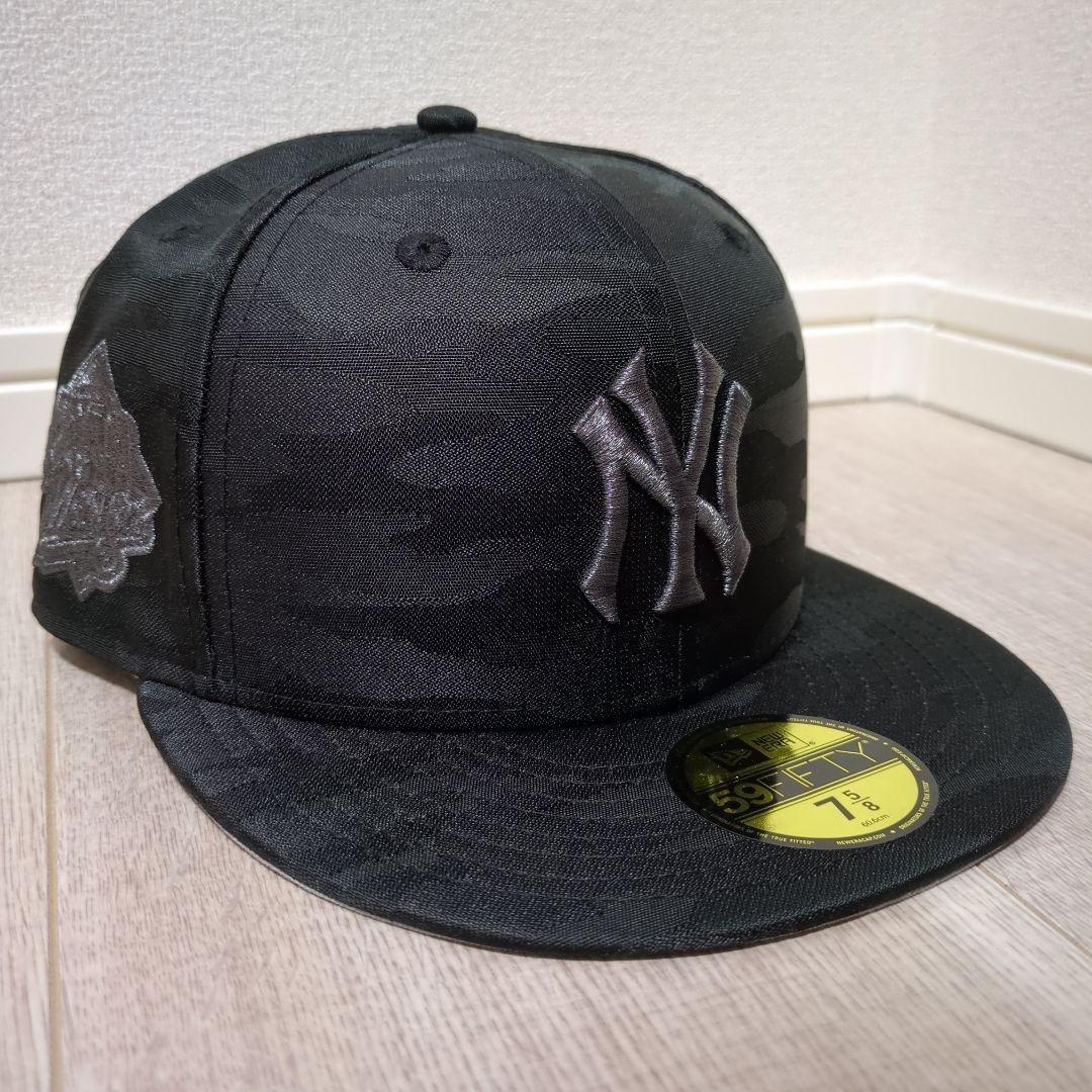 新品　THECAP別注　ヤンキース ブラックカモ 7 5/8　59FIFTY