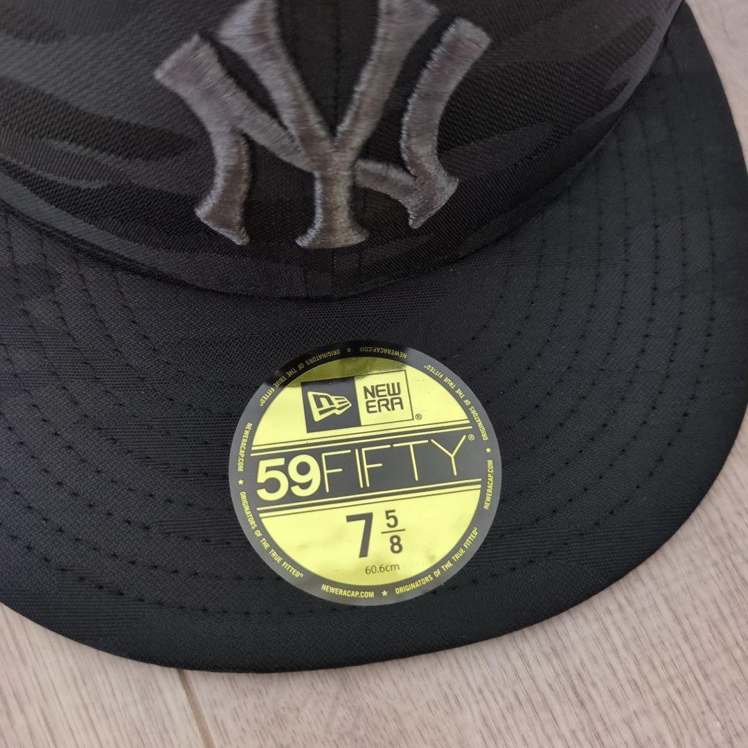 新品　THECAP別注　ヤンキース ブラックカモ 7 5/8　59FIFTY