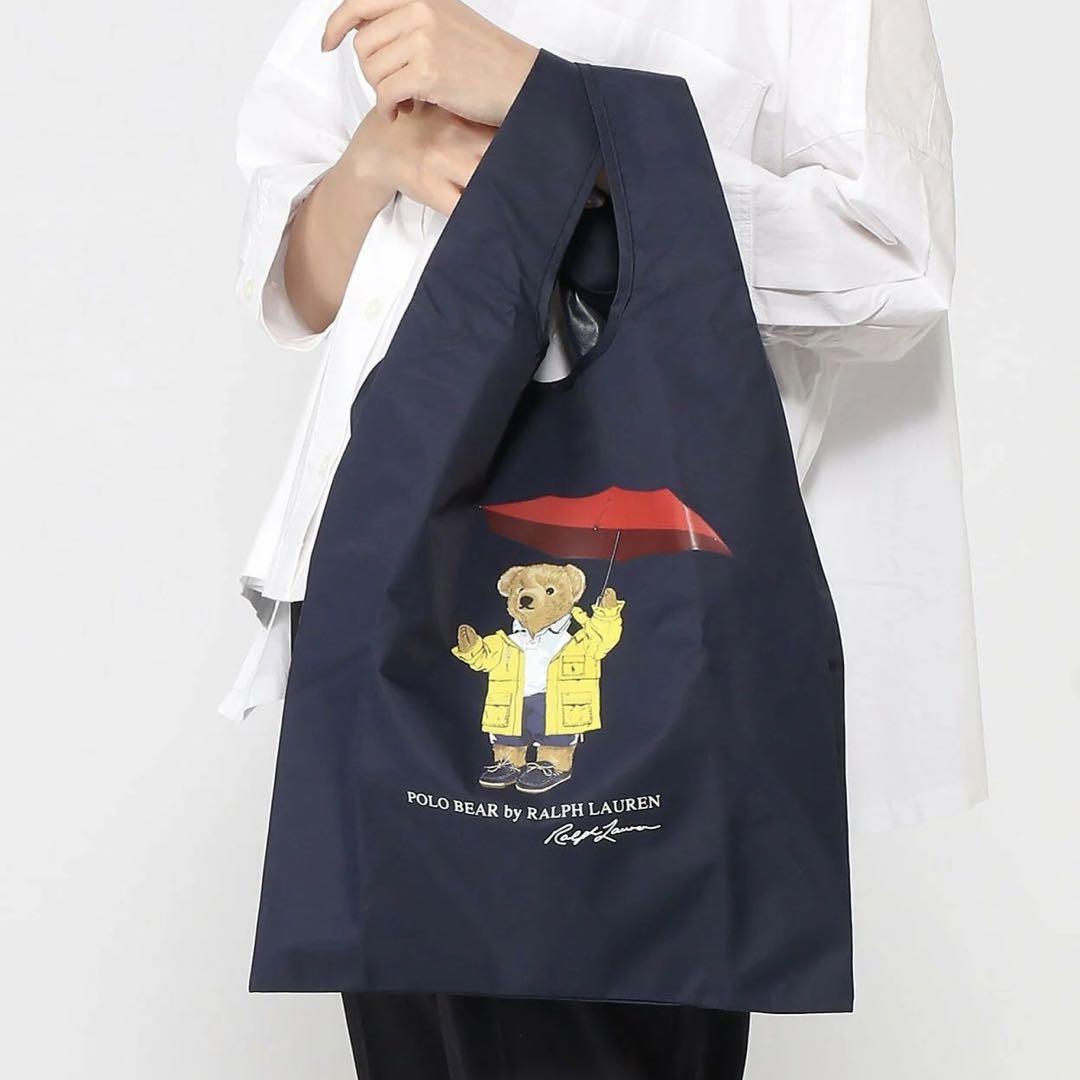 POLO RALPH LAUREN ポロベア レインバック エコバッグ ネイビー
