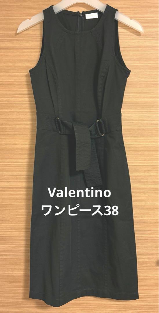 美品 ヴァレンティノ ワンピース 38 ブラック - メルカリ