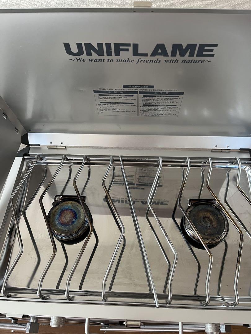 セット価格✨UNIFLAME ツーバーナーコンロ&キッチンスタンドⅡ