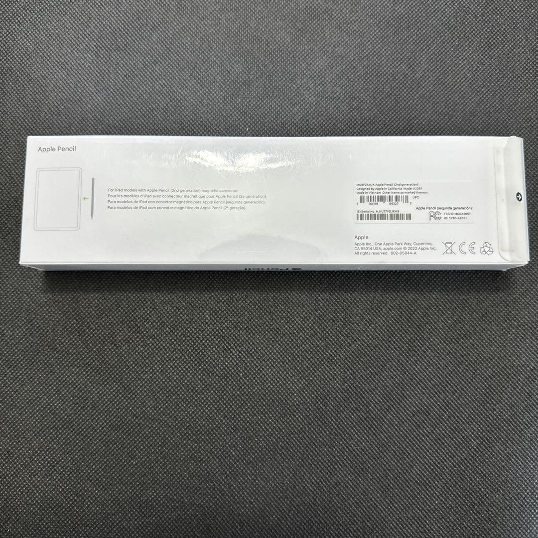 新品未開封 Apple Pencil (第2世代) A2051 海外並行品 新品未開封 Apple Pencil (第2世代) A2051 海外並行品