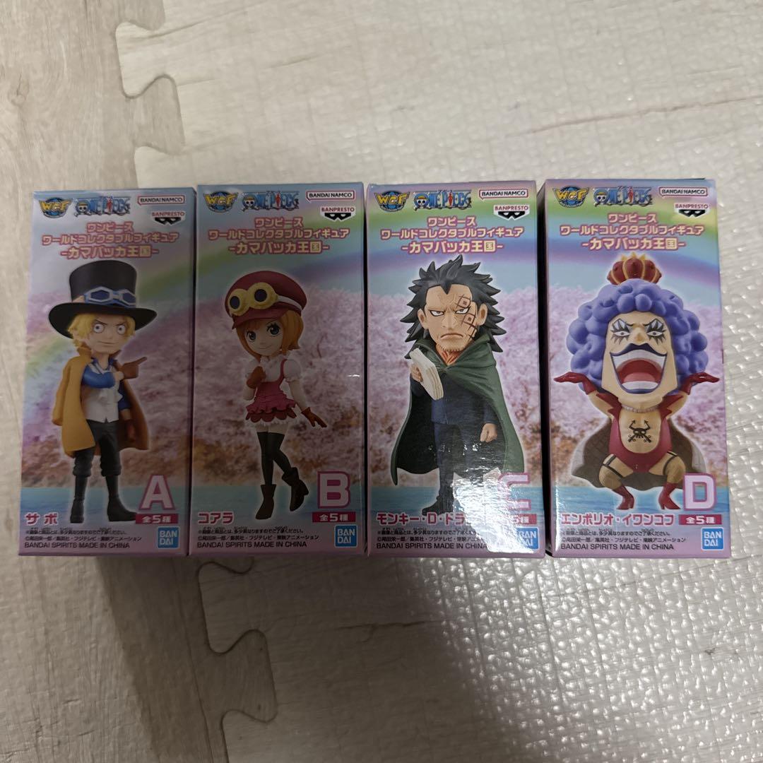 ワンピース ワーコレ　カマバッカ王国　２セット ワンピース ワーコレカマバッカ王国フィギュアセット A-D - メルカリ