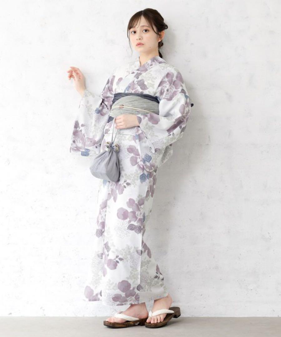 新品　15740円　ソウビエン　SOUBIEN 浴衣　帯　下駄　セット　ゆかた館