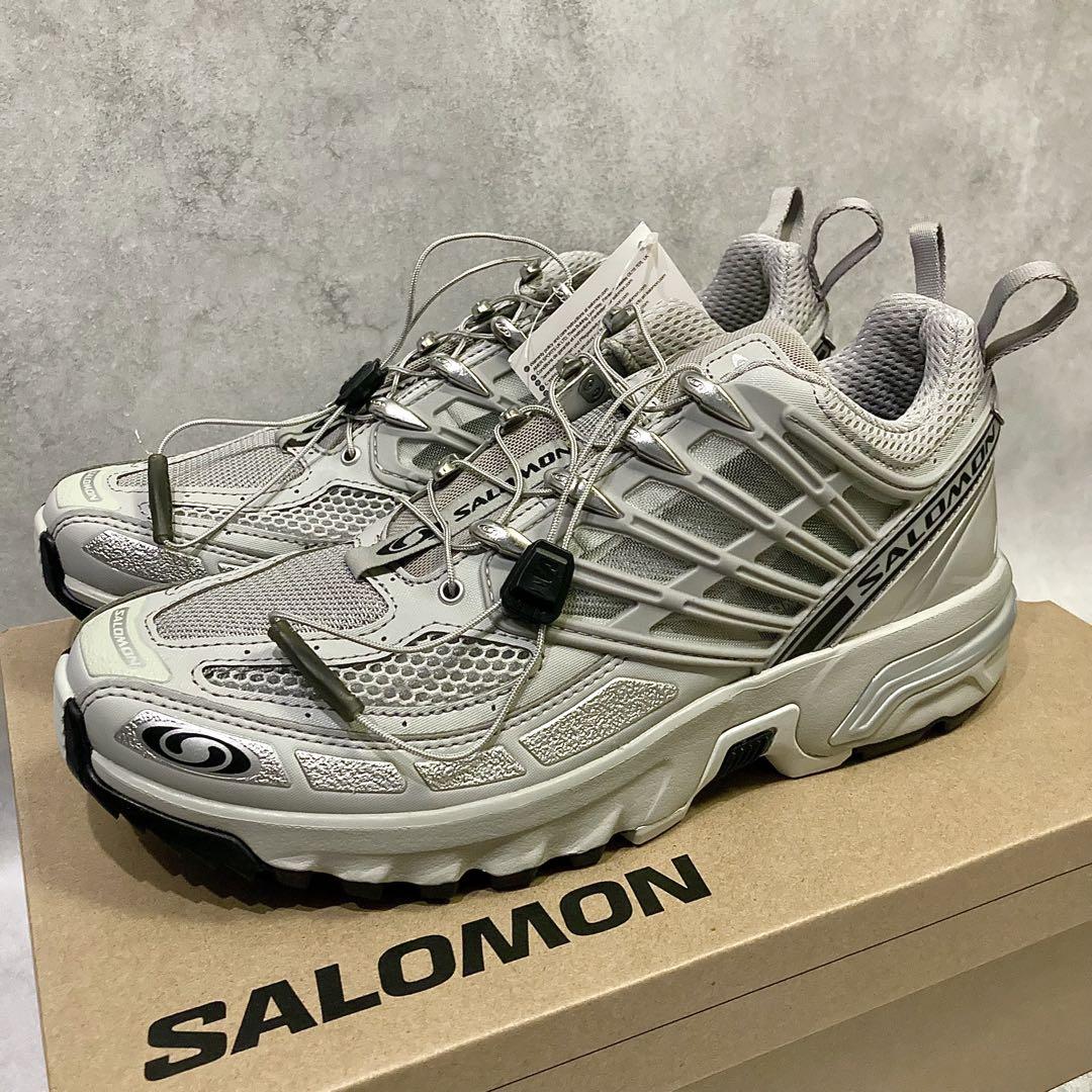27.5cm 新品正規品 SALOMON ACS PRO シルバーメタリック