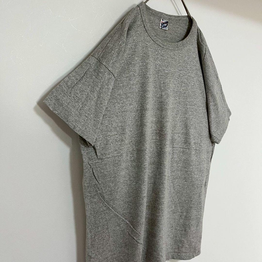 YAZ20【アメリカ製】Champion　Tシャツ【メンズ2XL】小さめ　グレー