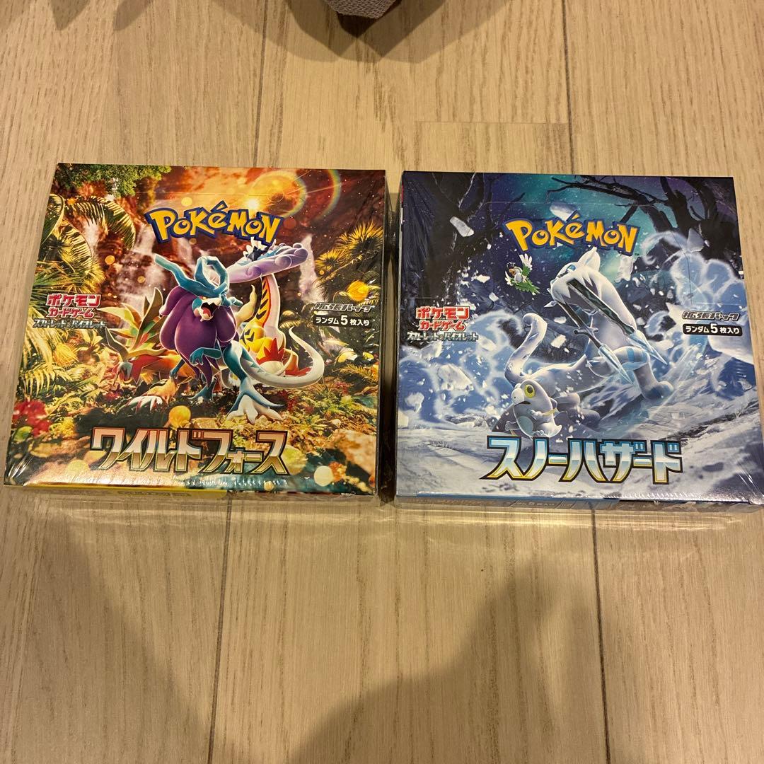 ポケモンカード ワイルドフォース & スノーハザード セット - メルカリ