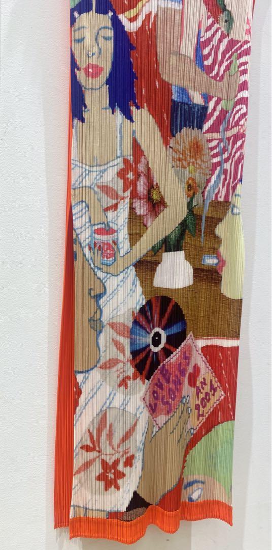 【極美品】PLEATS PLEASE 2001 GRAFFITI ART 総柄 希少 2001 PLEATS PLEASE GRAFFITI ART 総柄 レディース