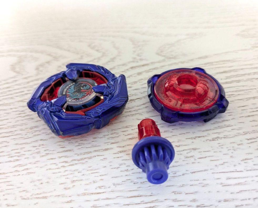 ベイブレードX　コバルトドレイク4-60F メタルコートブルー