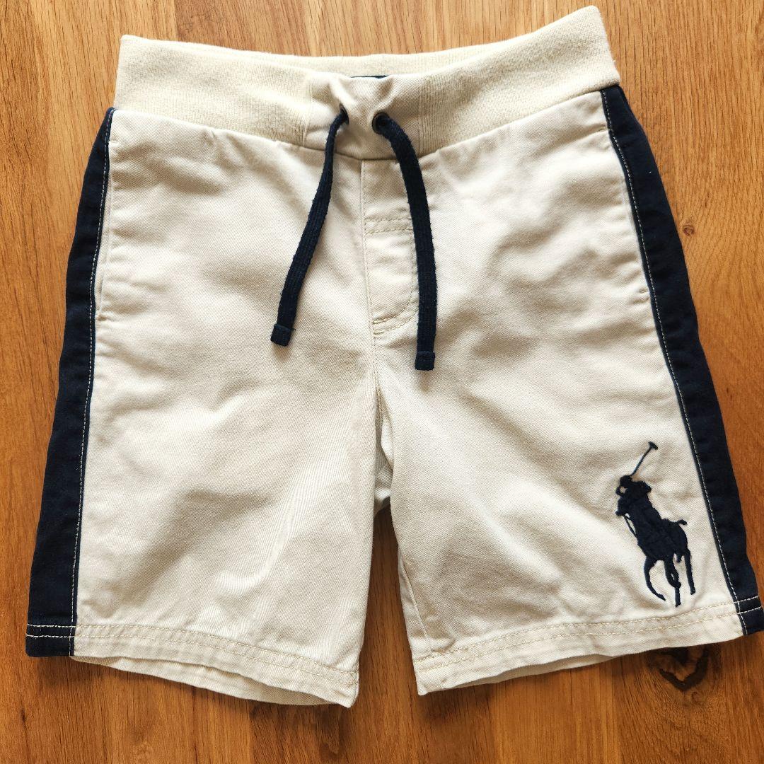 ラルフローレン ハーフパンツ ベージュ ビッグポニー刺繍 サイズ