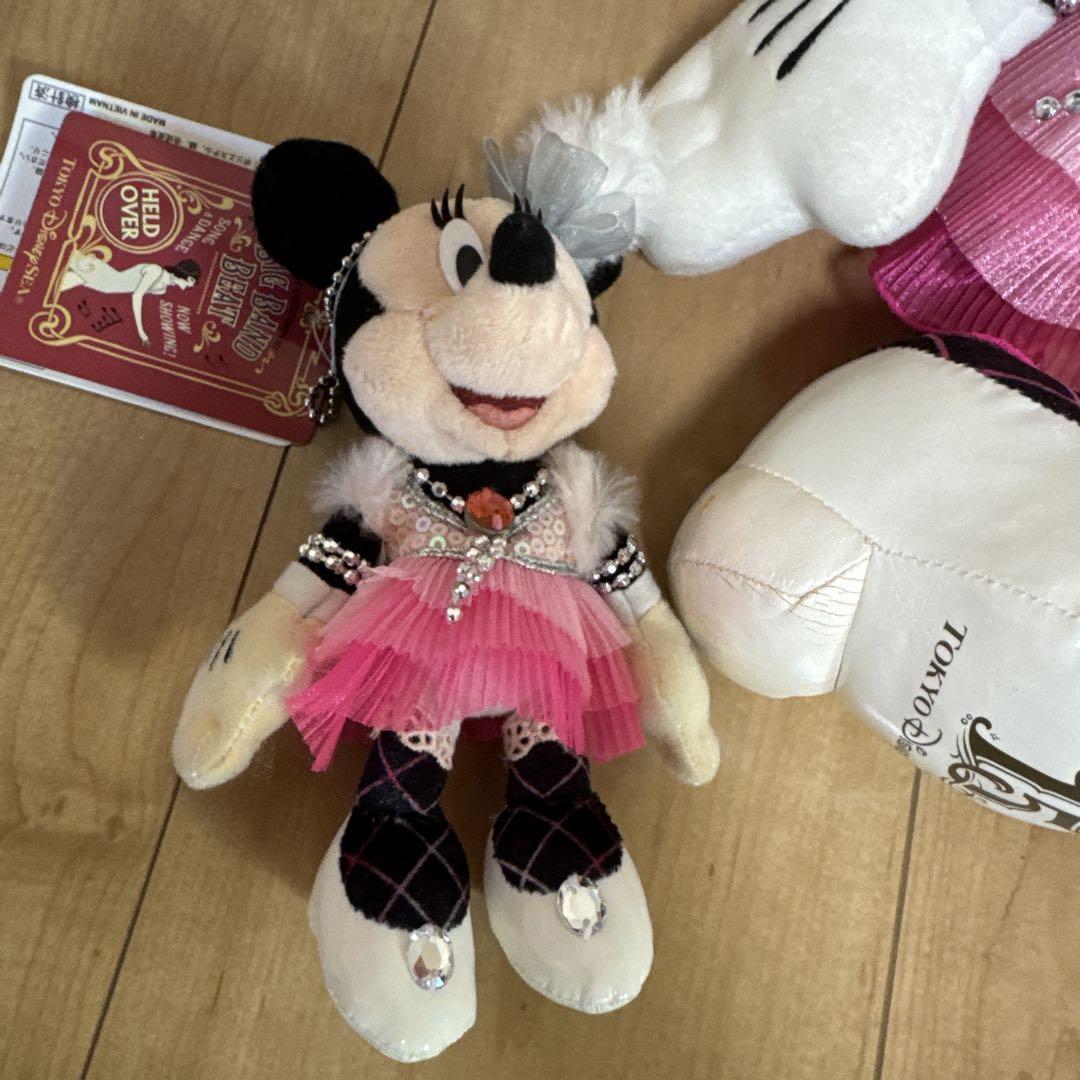 BIG BAND BEAT ぬいぐるみバッジ ミニー ディズニー Disney ミニー ぬいぐるみバッジ ビッグバンドビート ショー
