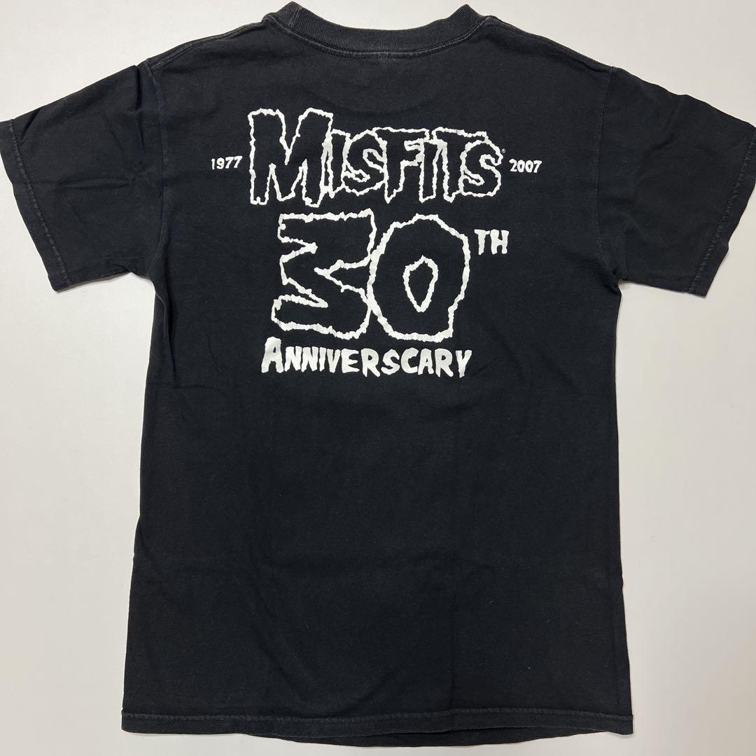 MISFITS ミスフィッツ Tシャツ　黒　30th 2007 蓄光　両面　S