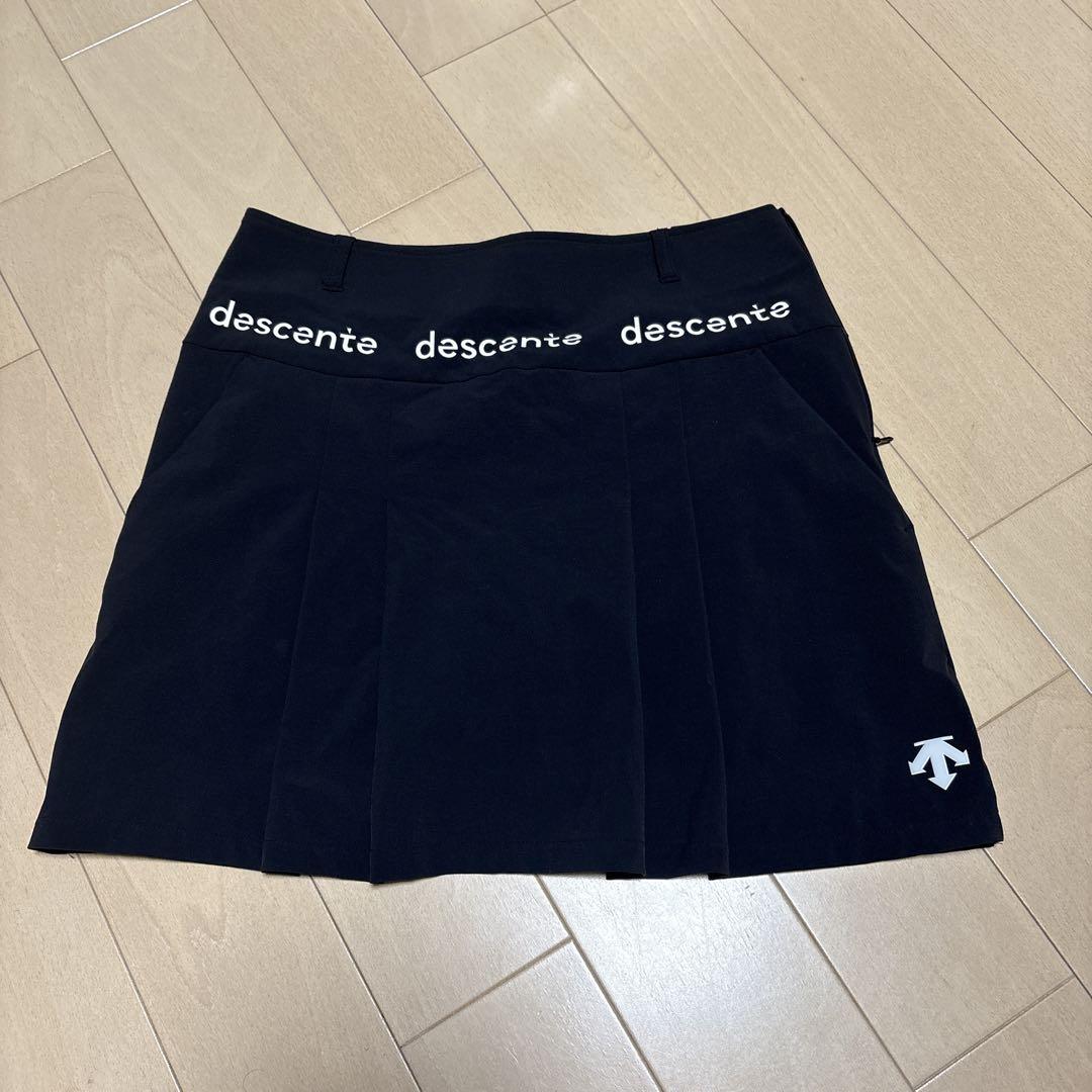 descente デサントレディース ゴルフ スカート 黒 Mサイズ